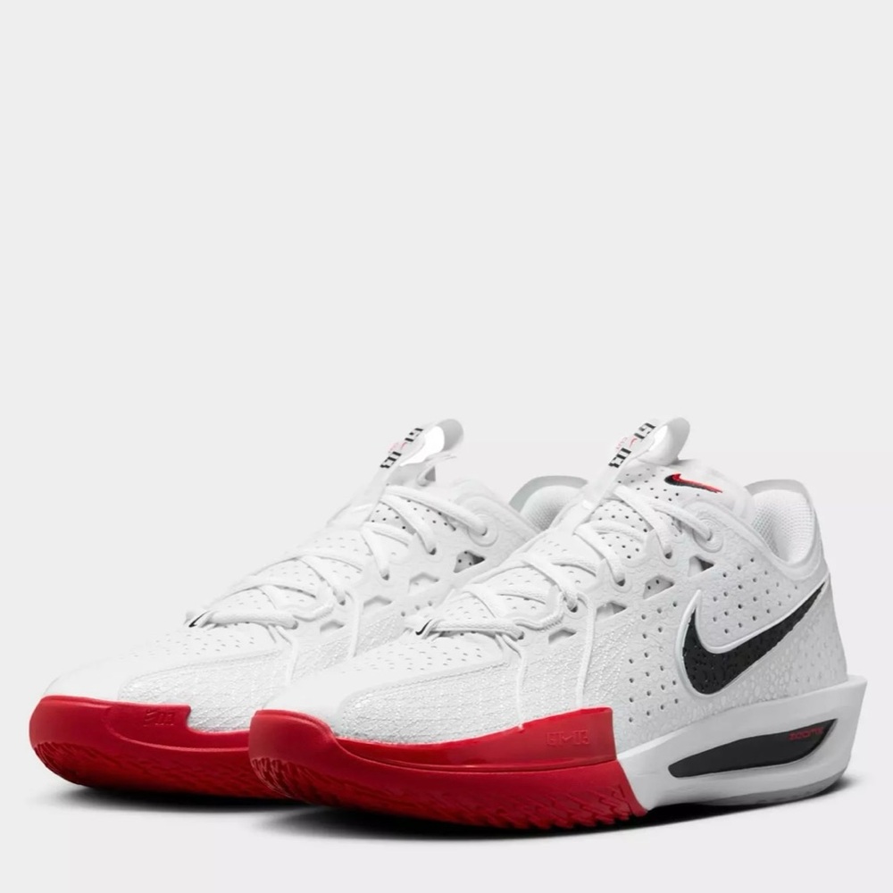 NEW Nike G.T. Cut 3 -White/Obsidian Sport Red (DV2913-103) - Picture 2 of 9